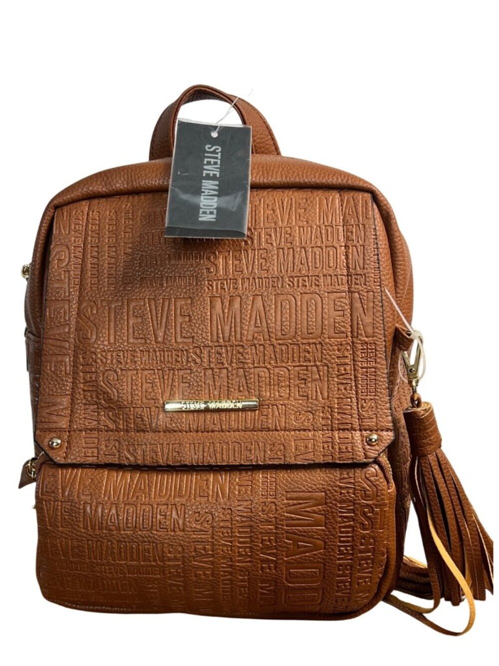Steve Madden Logo tassel backpack purse, multipurpose, NWT